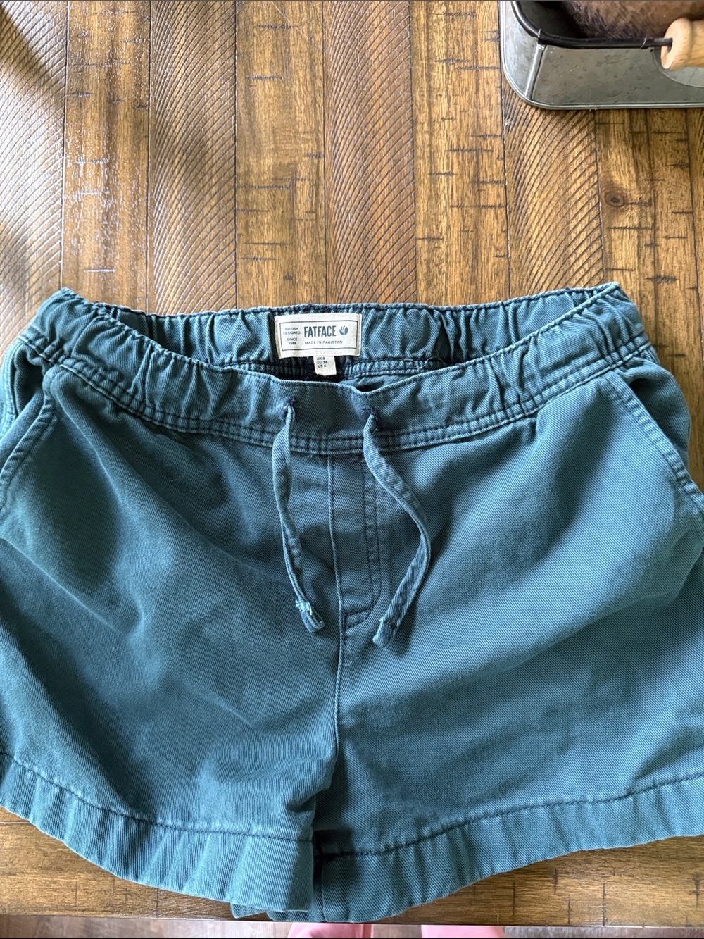 Fat Face Teal Drawstring Casual Women’s Shorts